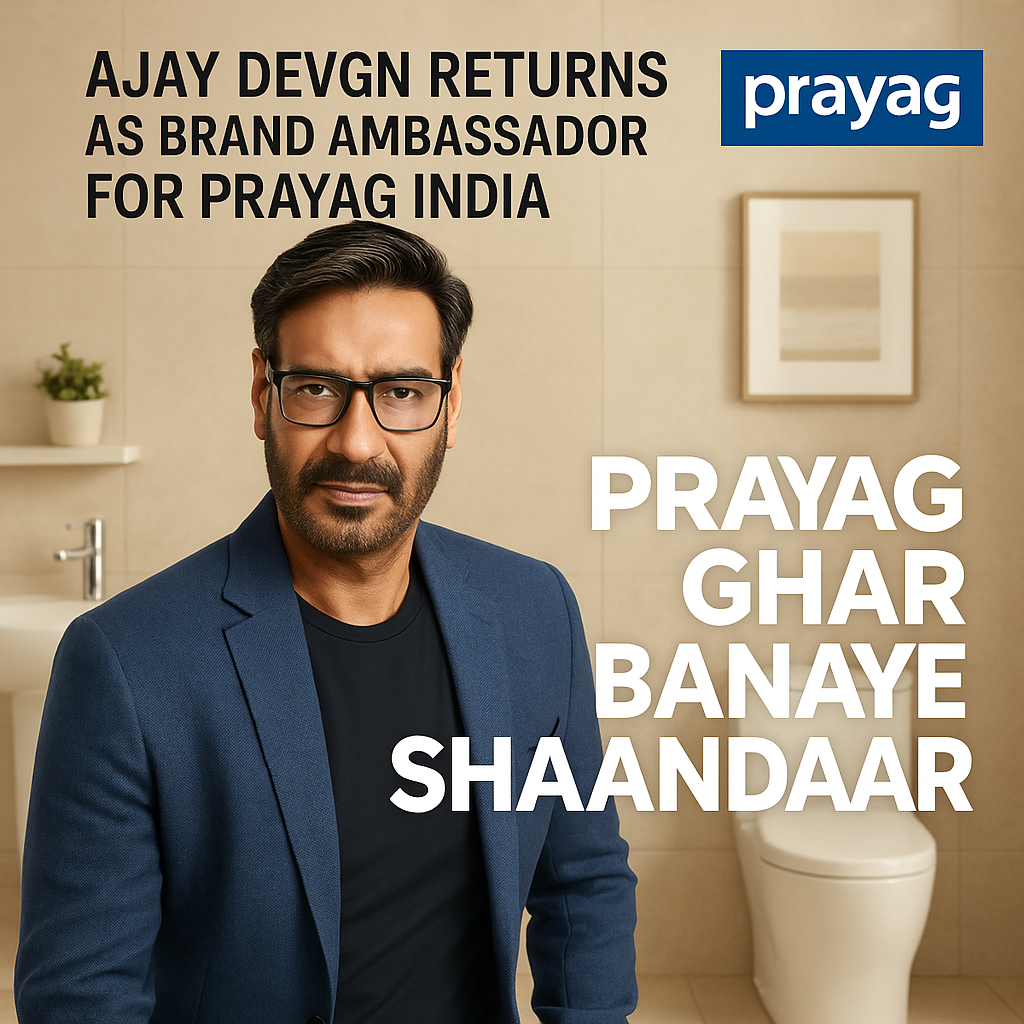 Ajay Devgn Returns as Brand Ambassador for Prayag India